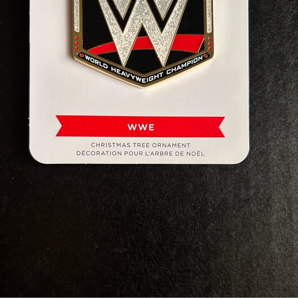 Hallmark Wrestling WWE Christmas Tree Ornament World Heavyweight Champion Decor - Picture 9 of 9